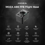 Moza Racing csomag - Flight AB6 Simulator szett (Direct Drive, 6Nm, 15bit, AB6 FFB Bázis, MHG Flightstick)