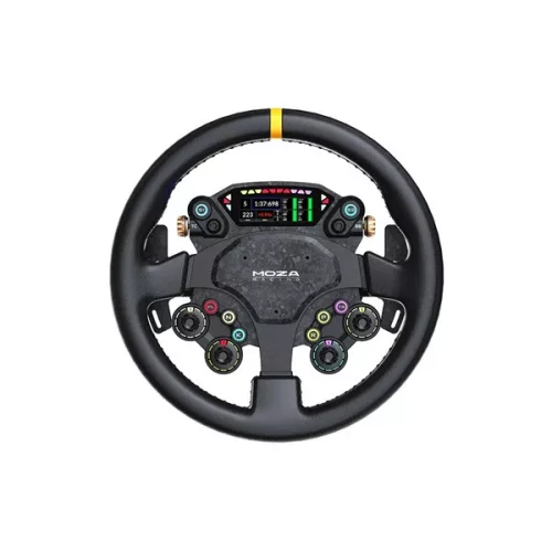 Moza Racing kiegészítő - CS PRO Kormánykerék (Dual Clutch, RGB, 2,99 inch kijelző, 325mm)