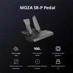 Moza Racing kiegészítő - SR-P Pedál szett (Load Cell)