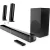 Oakcastle Hangszóró Soundbar - SB80 Xtra Split (200W, Bluetooth 5.3, HDMI ARC, AUX, USB, Optikai, Távírányító)
