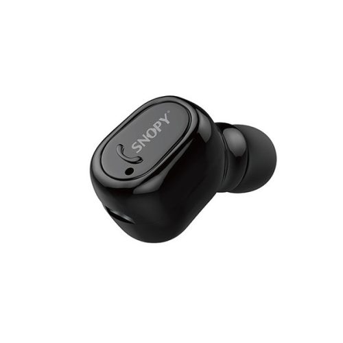 Snopy Fülhallgató Vezeték Nélküli - SN-BT155 Black (Bluetooth v4.0, mikrofon, fekete, 1 fülhallgató!)