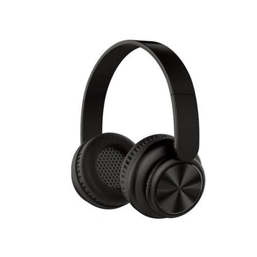 Snopy Fejhallgató Vezeték Nélküli - SN-BT40 Fekete (Bluetooth v5.0, hang.szab., mikrofon, micro-SD foglalat, fekete)