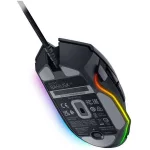 Razer Egér - Basilisk V3 (Optikai, 26000DPI, 11 gomb, harisnyázott kábel, fekete)