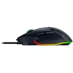 Razer Egér - Basilisk V3 (Optikai, 26000DPI, 11 gomb, harisnyázott kábel, fekete)
