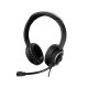 Sandberg Fejhallgató - MiniJack Chat Headset (mikrofon; 3,5mm jack; hangerő szabályzó; 1,8m kábel; fekete)