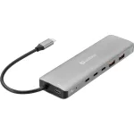 Sandberg USB Hub - USB-C to 5 x USB-C + 2 x USB-A 100W