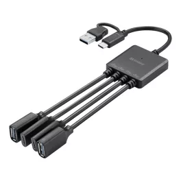 Sandberg USB Hub - USB-C/A to 2A+2C Splitter