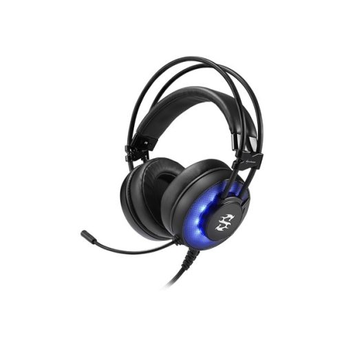 Sharkoon Fejhallgató - Skiller SGH2 (fekete; mikrofon; USB; nagy-párnás; 2.5m kábel; PS4 kompatibilis)