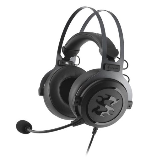 Sharkoon Fejhallgató - Skiller SGH3 (fekete; mikrofon; USB; nagy-párnás; 2.5m kábel; PS4 kompatibilis)