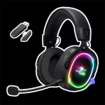 Spirit of Gamer Wireless Fejhallgató - MIC-XH1200 (MultiPlatform,7.1,mikrofon, hangerőszabályzó, nagy-párnás, fekete)