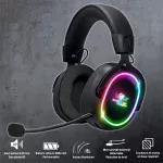 Spirit of Gamer Wireless Fejhallgató - MIC-XH1200 (MultiPlatform,7.1,mikrofon, hangerőszabályzó, nagy-párnás, fekete)