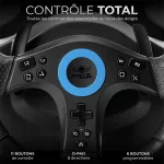 Spirit of Gamer Kormány - RACE WHEEL PRO 5 (kormány+pedálok, PC / PS4/5 / XBOX X/S/One kompatibilis, fekete)