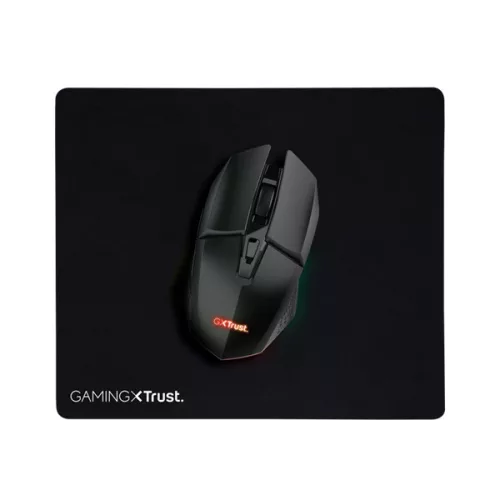 Trust Egér Gamer Vezeték nélküli - GXT112 Felox + Egérpad (Optikai érzékelő; 800-4800DPI; 6 gomb; LED; Akku; fekete)