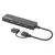 Manhattan USB HUB - 4db USB 3.0 Type-C / Type-A Combo Hub, USB-C Male és USB-A Male to 4 db USB-A Females, Fekete