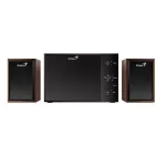 Genius Hangszóró 2.1 - SW-2.1 350 Wood (3.5mm Jack, Wood)