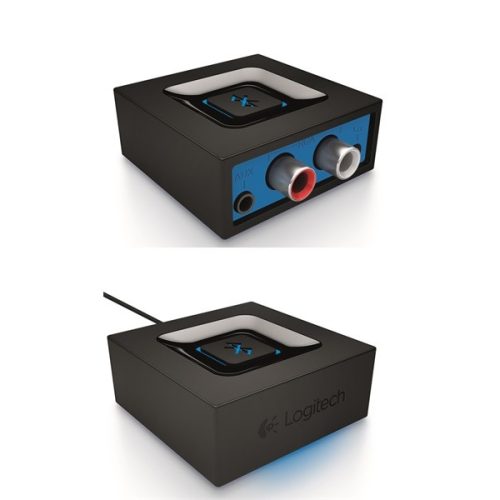 Logitech Adapter - Bluetooth (Vezeték nélküli, 3,5mm Jack/RCA, Max.: 15m, fekete/kék)