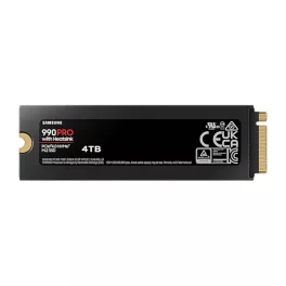   Samsung SSD 4TB - MZ-V9P4T0GW (990 PRO hűtőbordás, PCle 4.0x4, NVMe M.2, 4TB)