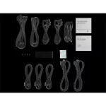 DeepCool Tápegység 650W - Gamerstorm PN650-M (80 Plus Gold, ATX3.1, PCI-E 5.1, Aktív PFC, Full moduláris, 12cm)