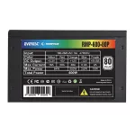 Rampage Tápegység - 600W RMP-600-80P (80 Plus; 12cm ventilátor, Aktív PFC)