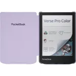 PocketBook E-book Tok - SH-TR-634-LPL-WW (Shell, PB619 / PB629 / PB634, átlátszó, kézpánt, lila)
