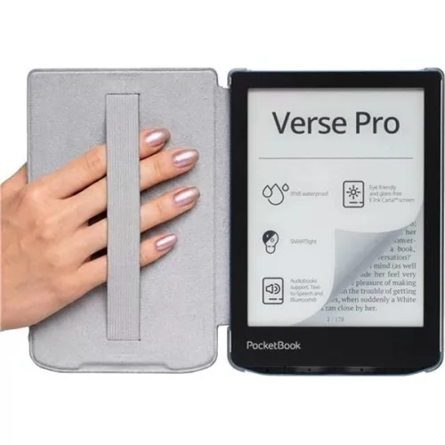 PocketBook E-book Tok - SH-TR-ST-634-SG-WW (Shell, PB619 / PB629 / PB634, átlátszó, kézpánt, zsályazöld)