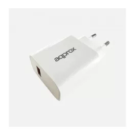   APPROX Telefontöltő - USB-A, 18W gyorstöltő, Fehér + 1m USB Type-C kábel, Fehér