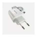 APPROX Telefontöltő - USB-A, 18W gyorstöltő, Fehér + 1m USB Type-C kábel, Fehér