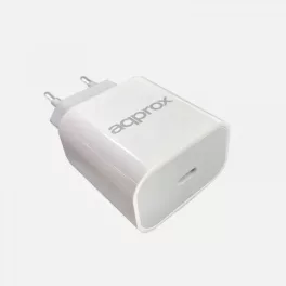   APPROX Telefontöltő - 1db USB-C, 5VDC/3A or 9VDC/2.22A or 12V/1.67A, Fehér