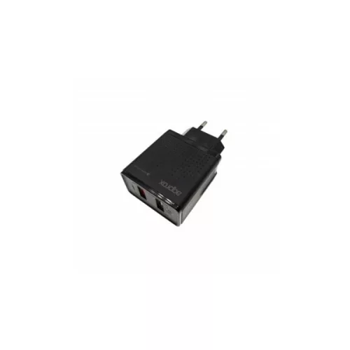 APPROX Telefontöltő - 2db USB2.0, 18W, QC3.0, Fekete