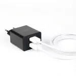 Delight Telefon töltő  - 2db USB, 5V/2,4A, Fekete