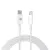 S-Link kábel - SL-C120 (2A, 20W, Gyorstöltés, Type-C to Lightning, adat+töltőkábel, fehér, 1m)