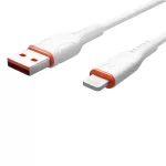 S-Link kábel - SL-X207E (2A, 12W, Gyorstöltés, Lightning, adat+töltőkábel, fehér, 1m)