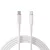 S-Link kábel - SL-X280E (3A, 60W, Gyorstöltés, Type-C to Type-C 100cm adat+töltőkábel, fehér)