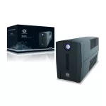 Conceptronic Szünetmentes  850VA - ZEUS02ES (2x Schuko, line-interaktív, RJ45 vonalvédelem, USB, fekete)