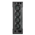 EATON szünetmentes 650VA - ELP650DIN (4 Schuko kimenet, line-interaktív, LCD, USB, szoftver, AVR, rack/torony)