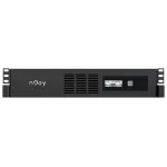 NJOY Szünetmentes 600VA - Code 600 (4 IEC C13, line-interaktív, USB menedzsment, szoftver, LCD kijelző, 2U rack)