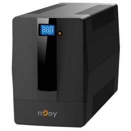   NJOY Szünetmentes 1500VA - Horus Plus 1500 (4 Schuko, line-interaktív, RJ45 védelem, USB, szoftver, LCD kijelző, fekete)