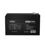 NJOY Szünetmentes akkumulátor - HR09122F (12V/9Ah, High Rate Discharge,  Long-life, T2/F2, zárt, gondozás mentes, AGM)