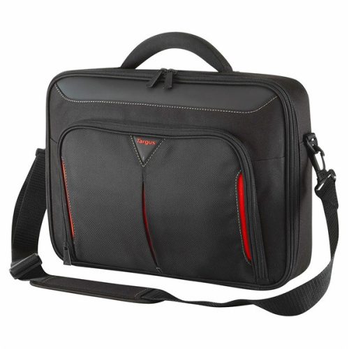 TARGUS Notebook táska CN414EU, Classic+ 14" Clamshell Case - Black/Red