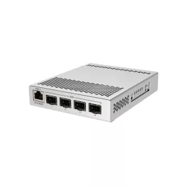   MIKROTIK Switch/Router 1x1000Mbps + 4x10Gbit SFP+, Asztali, CRS305-1G-4S+IN