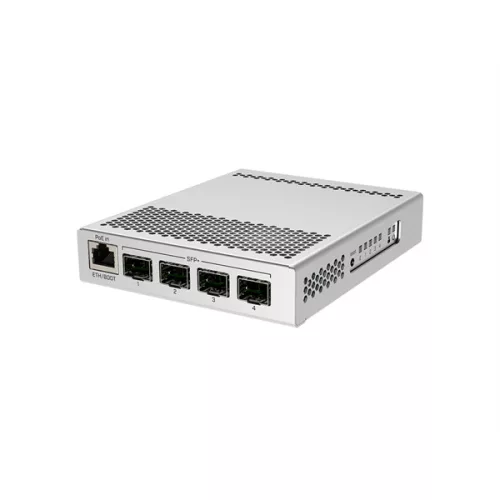 MIKROTIK Switch/Router 1x1000Mbps + 4x10Gbit SFP+, Asztali, CRS305-1G-4S+IN