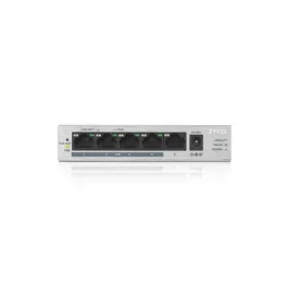   ZYXEL Switch 5x1000Mbps (4xPOE+) Fémházas Asztali, GS1005HP-EU0101F