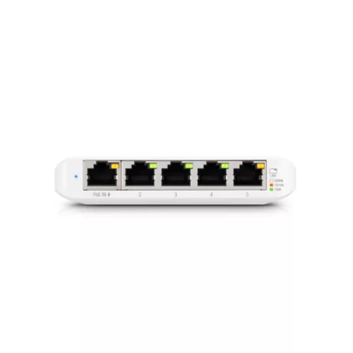 UBiQUiTi Switch 5x1000Mbps (POE Input), Menedzselhető, Asztali - USW-FLEX-MINI