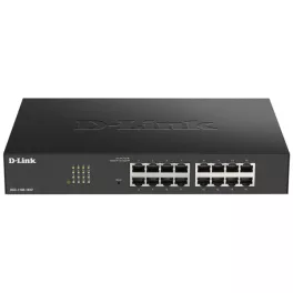   D-LINK Switch 16x1000Mbps Fémházas Asztali Menedzselhető, DGS-1100-16V2/E