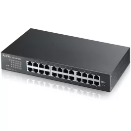   ZYXEL Switch 24x1000Mbps Fémházas Rackes, GS1100-24E-EU0104F
