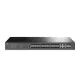 TP-LINK Switch 20x1000Mbps + 4xGigabit SFP kombó + 4x10G SFP+ + 1xkonzol port, Menedzselhető, SG3428XF