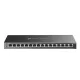 TP-LINK Switch 16x1000Mbps (8xPOE+), Fémházas Asztali Menedzselhető, SG2016P