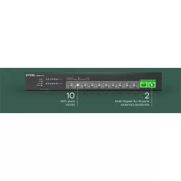   ZYXEL Switch 10x10Gigabit SFP+ + 2x10G, Menedzselhető Rackes, XS1930-12F-ZZ0101F