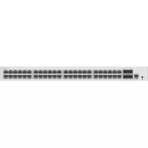 Huawei eKit Switch 48x1000Mbps (380W POE+) + 4x1GE (SFP) + 1konzol port, iStack, Layer2+ managed, Rackes - S310-48P4S