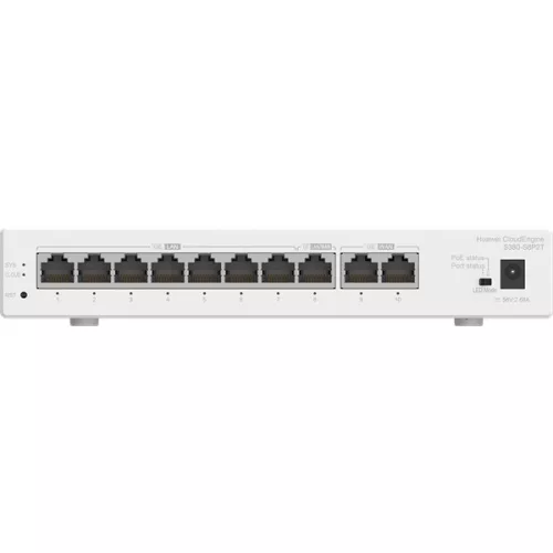 Huawei eKit Engine Gateway 2x1000Mbps (WAN) + 8x1000Mbps (124W POE+),  Asztali - S380-S8P2T